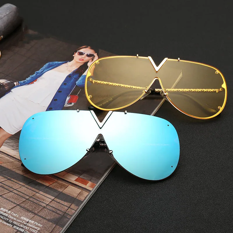 Классические квадратные солнцезащитные очки с большой оправой для женщин 2020