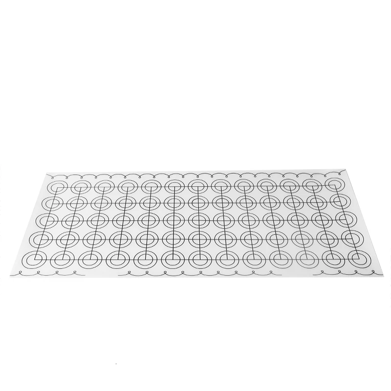 Delidge 1 шт. 65 отверстий круглые круги силиконовый макаронный коврик 3D антипригарный стекловолоконный коврик для выпечки DIY инструменты для выпечки кондитерских изделий