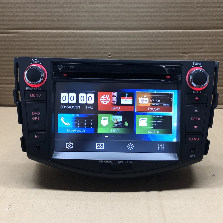 BYNCG 8 inch 2 Din Car DVD Player FOR TOYOTA RAV4 2006-2012 GPS Navigation in Dash PC Stereo TV gps Radio BT SD USB | Автомобили и
