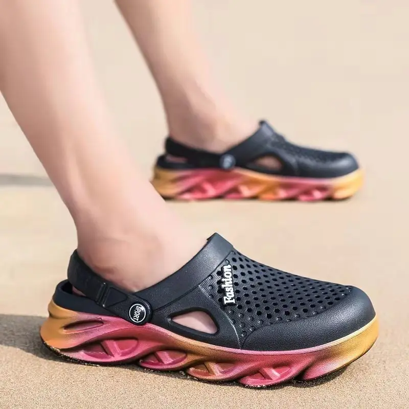 

Valstone 2021 New Men's Sandals Outdoor Leisure Beach Waterproof Shoes For Men Fashion Summer Slip Resistant Male Flats Sneakers