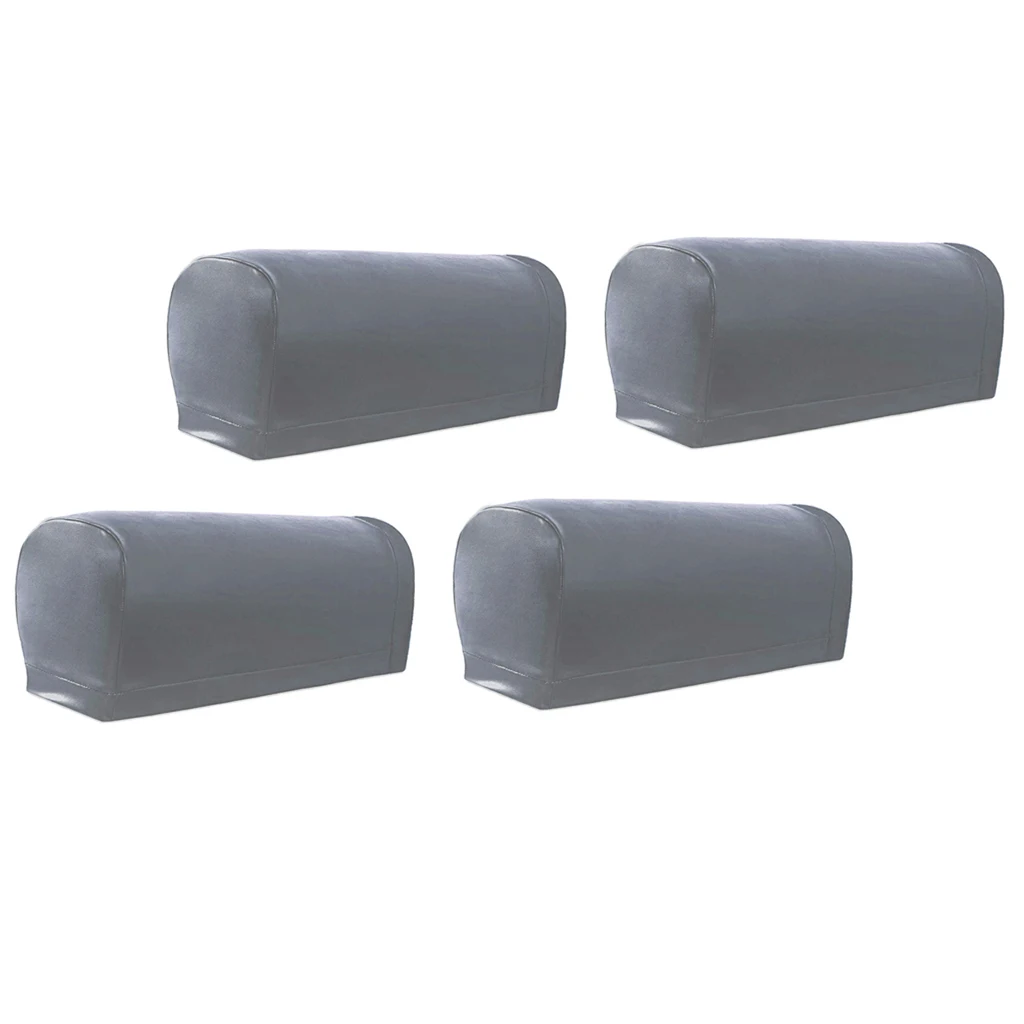 

2 Pair Waterproof PU Anti-slip Armrest Covers Furniture Elbow Arm Rest Protector