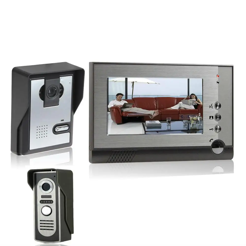 Визуальный домофон 7 &quotTFT lcd проводной видео система внутренний монитор 1000TVL