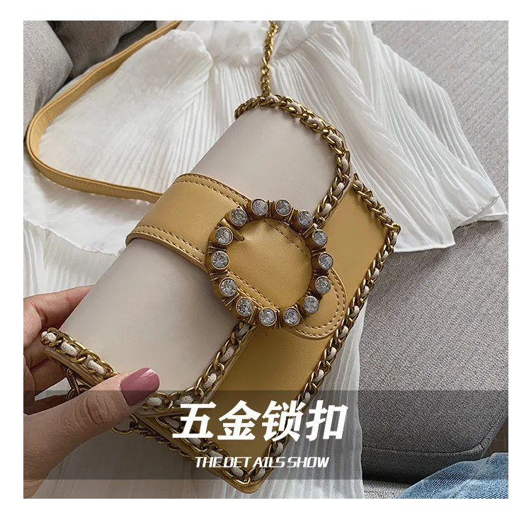 Ins водяной сверло женский 2019 новая Корейская версия Западная цепь Наклонная