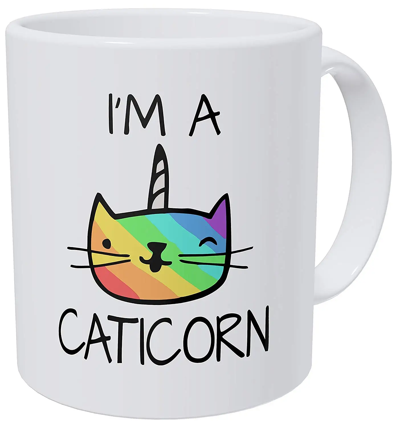Я Caticorn кружка чашка Единорог животное Забавный кот Новинка чай кофейная чашка