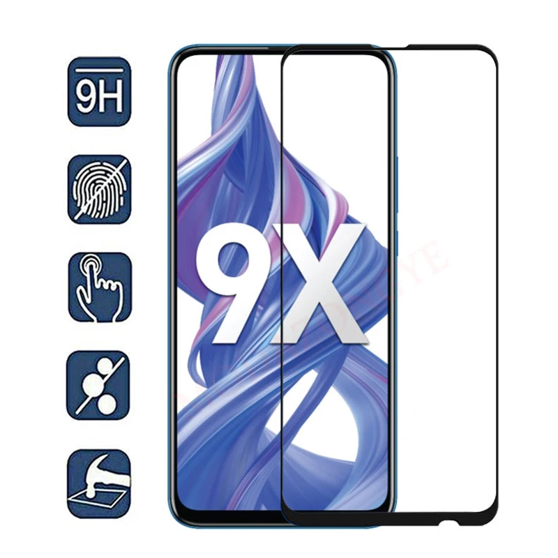 

Protective Glass For huawei honor 9x STK-LX1 Global 6.59" honor9x honer 9 x x9 Premium Screen Protector tempered glas Film Cover