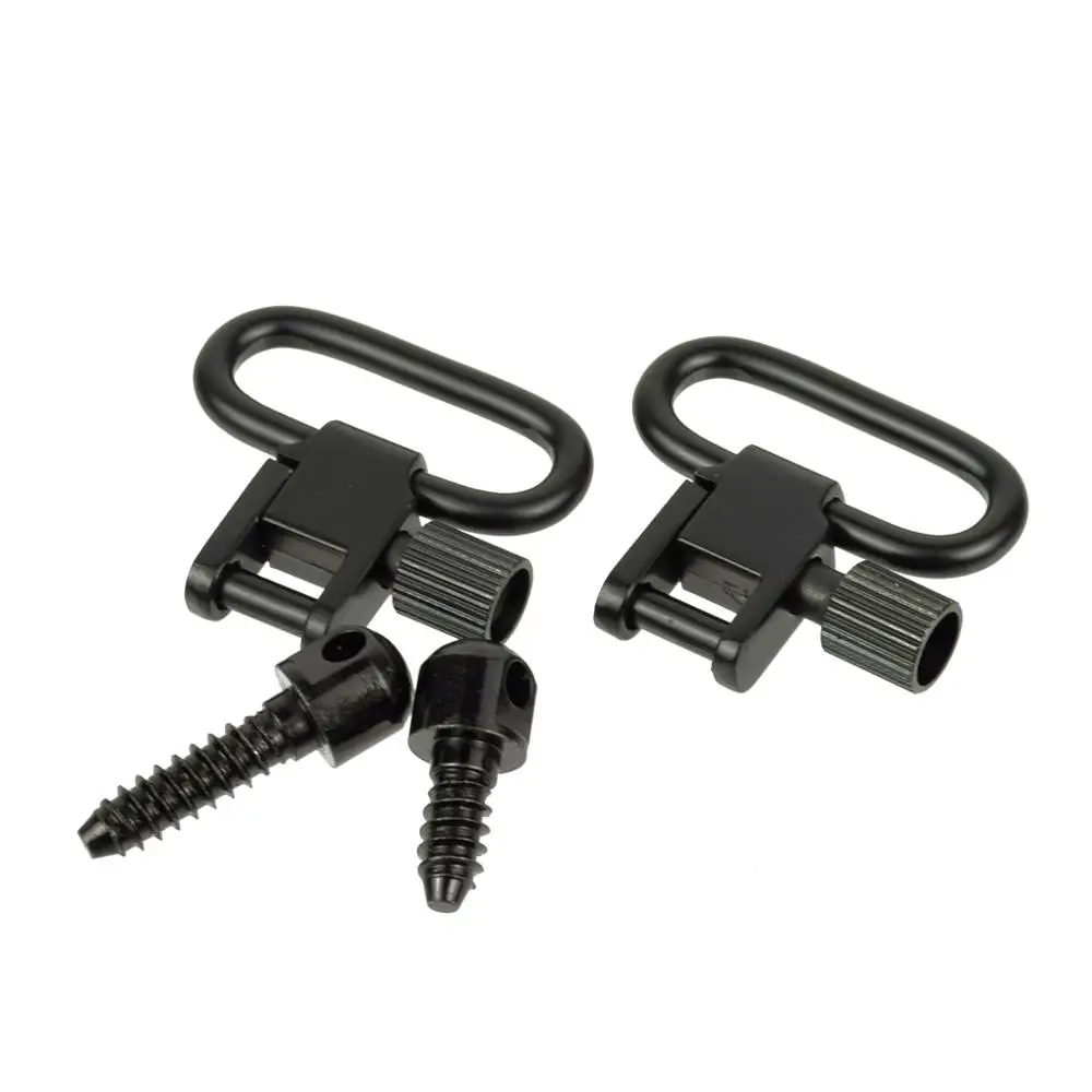 

Universal 2Pcs 1 Inch Military QD Quick Detachable Sling Swivel Mount Set For Rifle Shotgun AR15 M4 Hunting Accessories