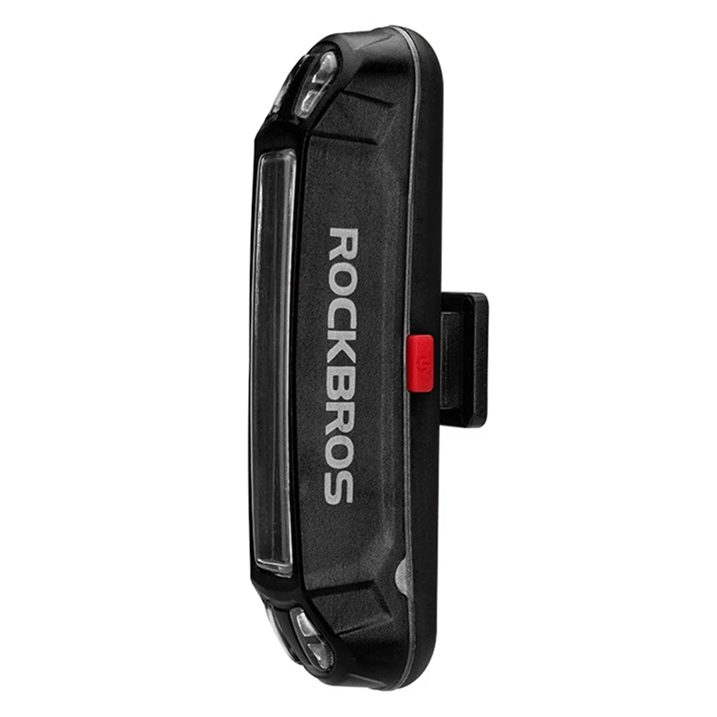 

ROCKBROS Велосипедное Водонепроницаемый хвост светильник USB Перезаряжаемые Безопасность задний фонарь для велосипеда с возможностью светильн...