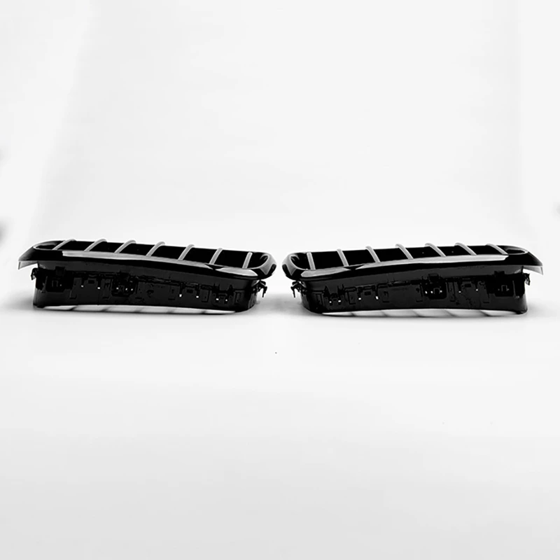

2Pcs Car Front Hood Kidney Grille Grill Mesh Racing Grills for-BMW F15 F16 X5 X6 2014 2015 2016 2017