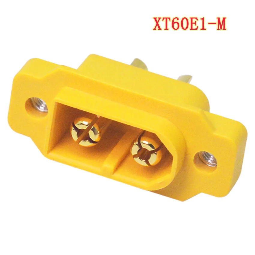 

AMASS XT60E-M XT60E1-M Fixed XT60 Male Plug Connector for RC Model Airplane Helicopter FPV Racing Drone Vehicles DIY