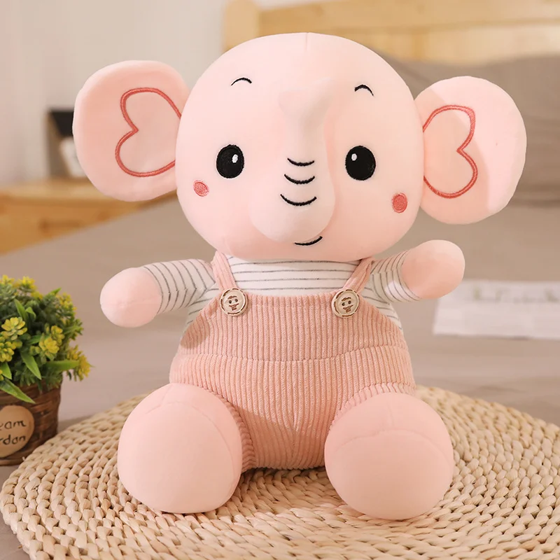 pink elephant 30/40/50 см с Микки Маусом Мышь и игрушки, плюшевые слоны для детей каваи чучело кукла милое детское Xtmas подарок - Цвет: pink elephant