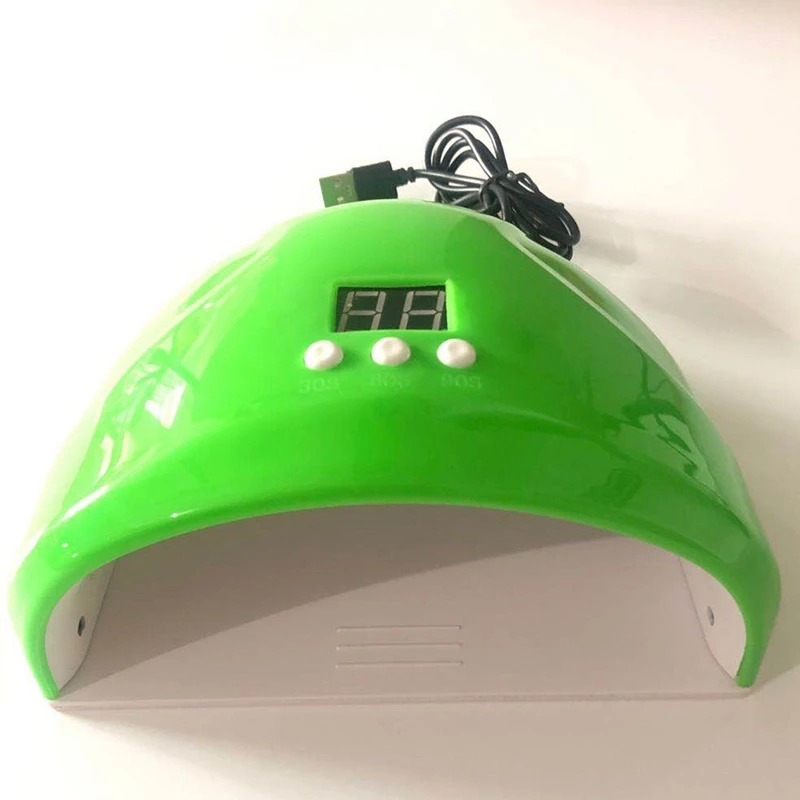 

LED Nail Dryer UV Nail Lamp, Used for Nail Polish Gel, Can Cures UV Gel Nail Art Tools with Auto-Sensing LCD Display