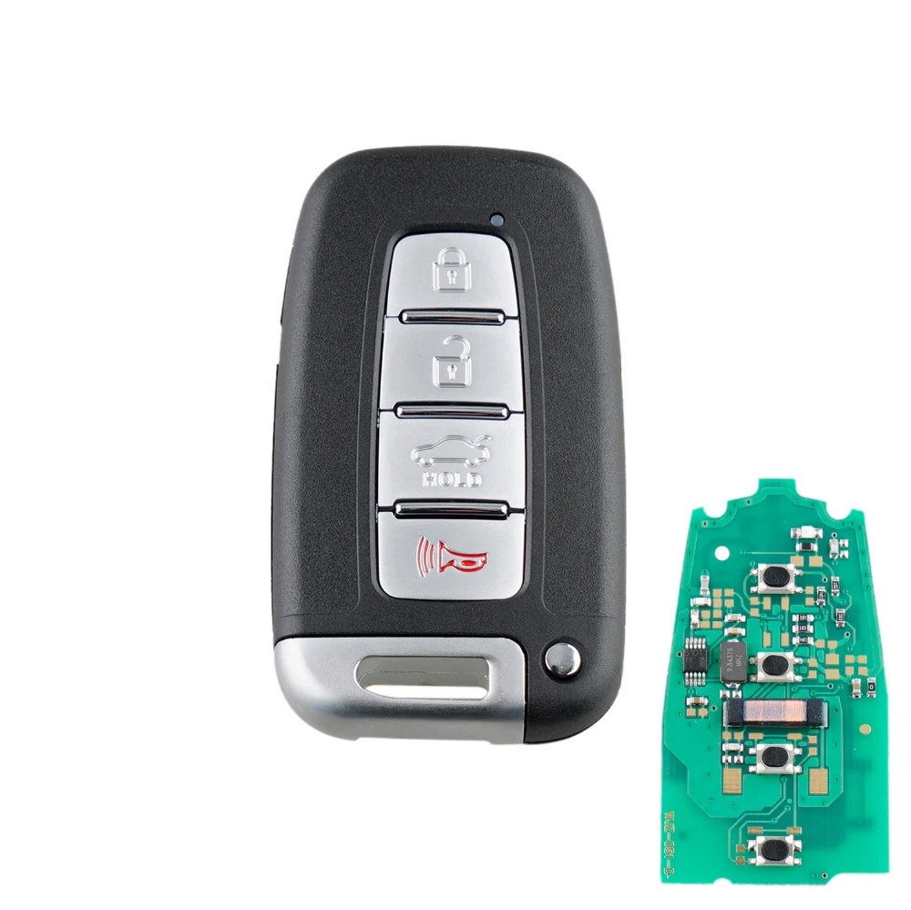 

20 шт. 4 кнопки дистанционный смарт-ключ 315/433 МГц для Elantra Genesis Veloster Equus Tucson Sonata Azera 2009-2015 SY5HMFNA04 @ 40