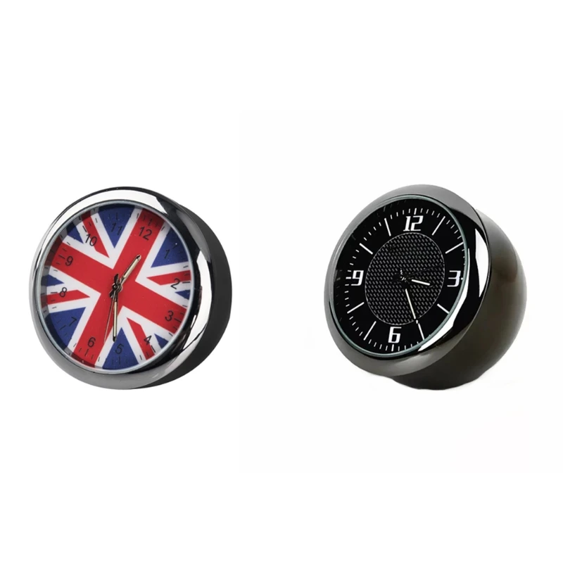 Mini Car Clock Quartz Analog Stick-On Dashboard Time Clip-on Air Vent Watch for Decorations | Автомобили и мотоциклы