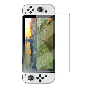 50 pack tempered glass 9h hd screen protector film for nintendo switch oled screen protector for switch oled without package free global shipping