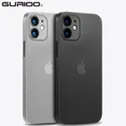 Ультратонкий матовый прозрачный чехол для телефона iPhone 12 Mini 11 Pro Max XR X XS Max SE 2020 6 6S 7 8 Plus, тонкий защитный чехол из поликарбоната