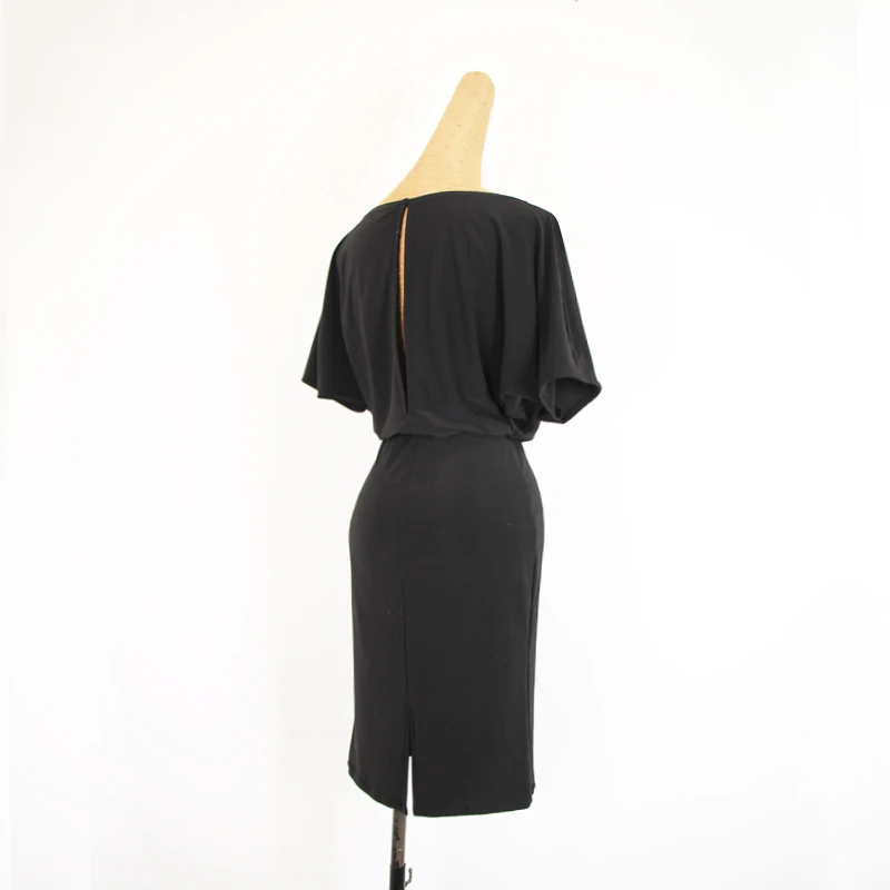 Женское платье для латинских танцев черный костюм румбы/Танго женские