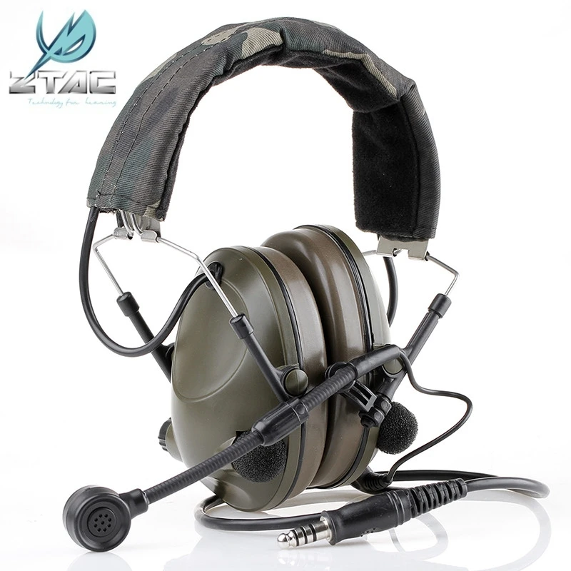 Z Тактический Softair звук ловушка гарнитура Военная Униформа наушники Airsoft Шум