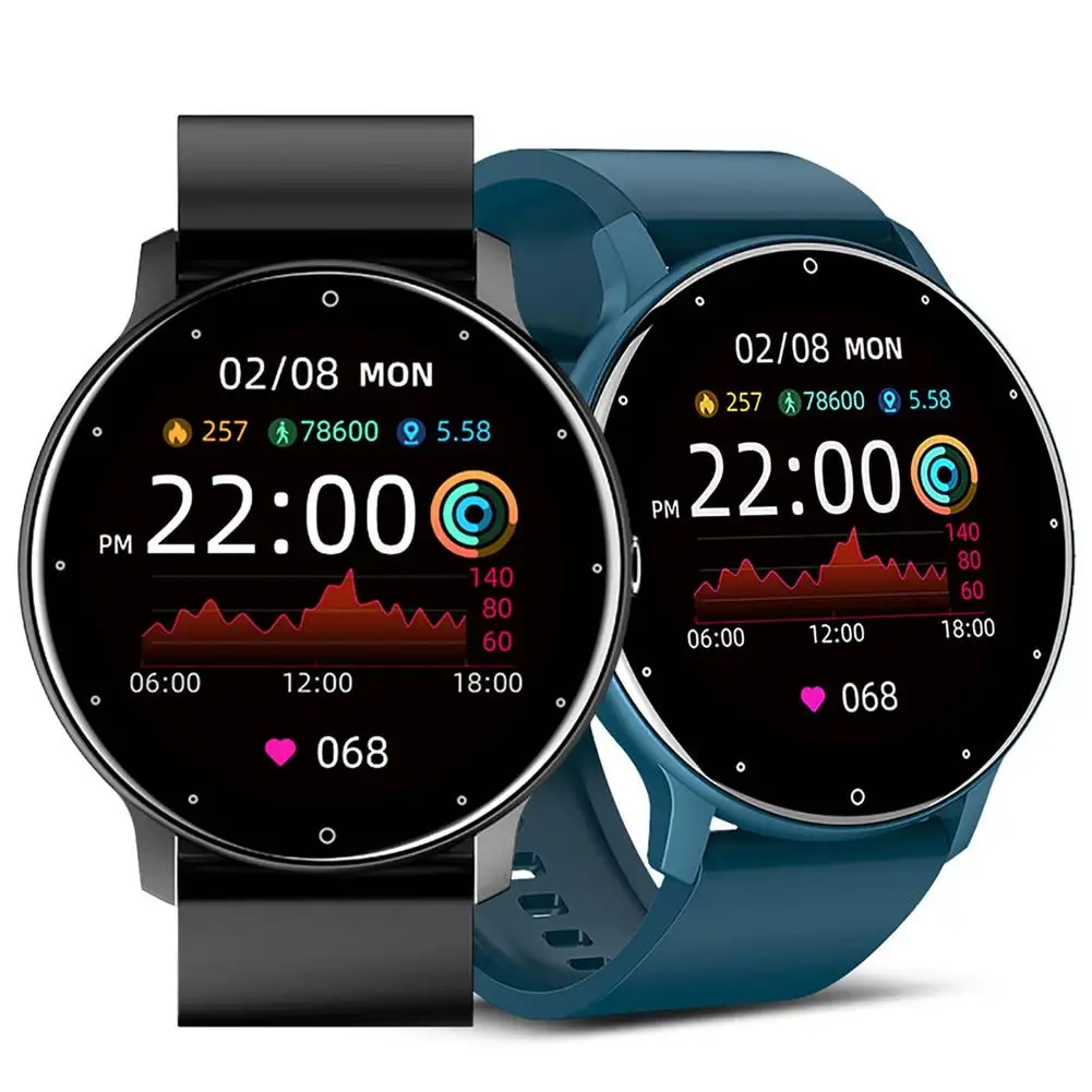 

Smart Watch Sport IP67 Waterproof Heart Rate Sleep Monitor Fitness Tracker For iOS Android Phone Full Touch Screen Smartwatch