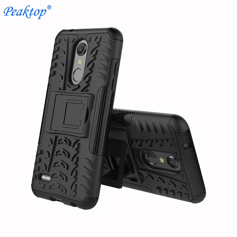 PC TPU 2 в одном Гибридный чехол для LG K10 Plus 2018 Power LV7 K8 2017 K9 K4 защитный корпус оболочка