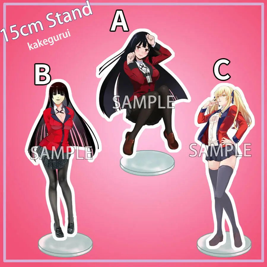 Акриловый стенд рисунок дисплей аниме Kakegurui Xx Yumeko девушка двухсторонняя 15