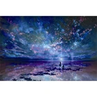 Красивый пазл звездного неба ночного вида 1000 штук для взрослых Развивающая игра игрушки бумажные Пазлы для взрослых