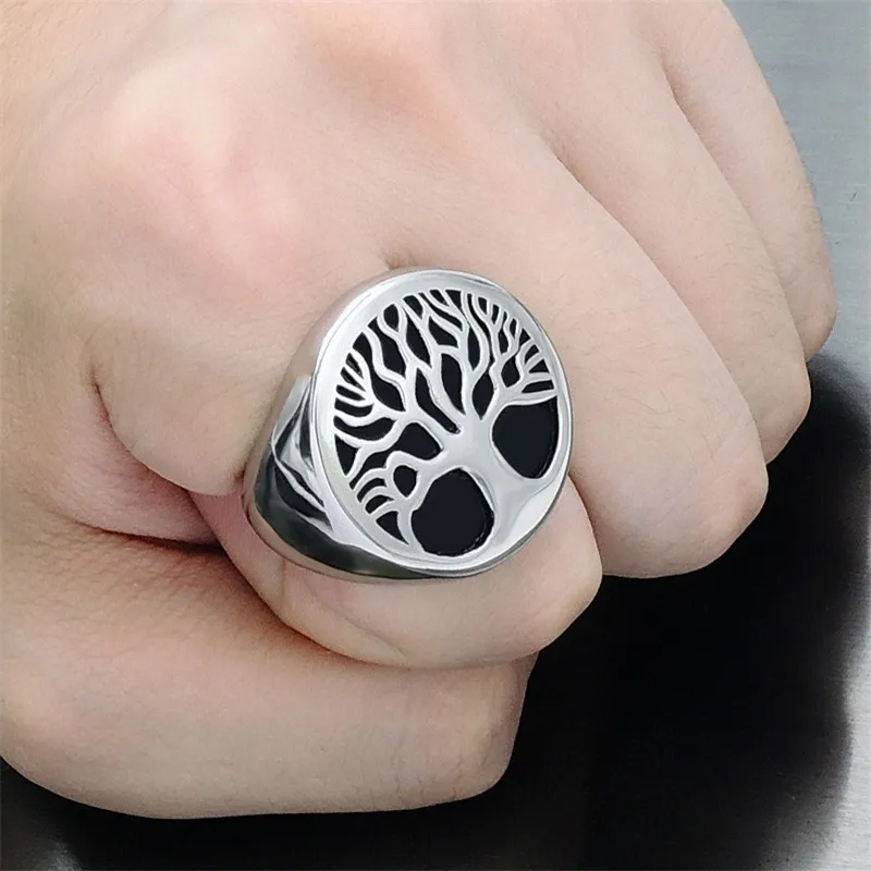 Vunix Классические мужские наручные часы из нержавеющей стали кольцо мужской