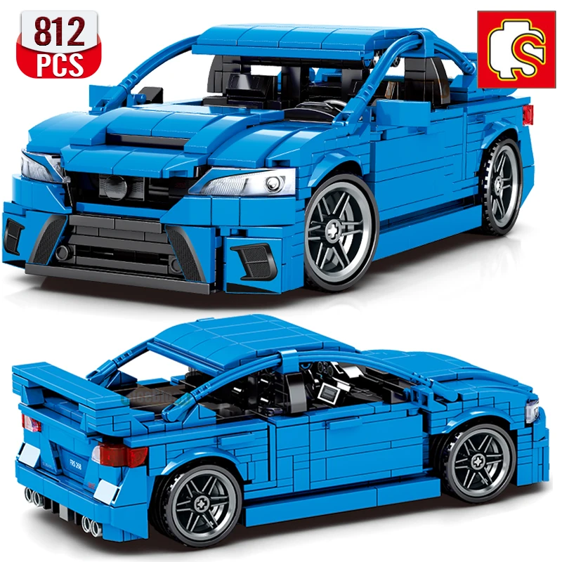 

SEMBO Technical Ideas Building Blocks Simulation Sports Car Racing Car Family Car Brick Model DIY Educational Toy For Children