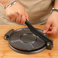 black practical hand press rotis mold eco friendly tortilla press corrosion resistant for restaurant