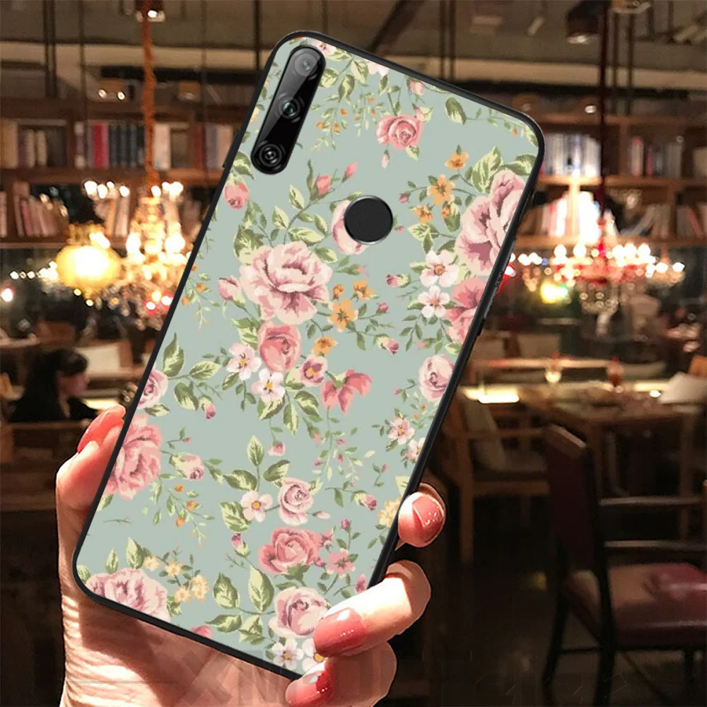 Мягкий чехол для телефона Reayou с изображением подсолнуха и чистого цветка Huawei Y5 Y6