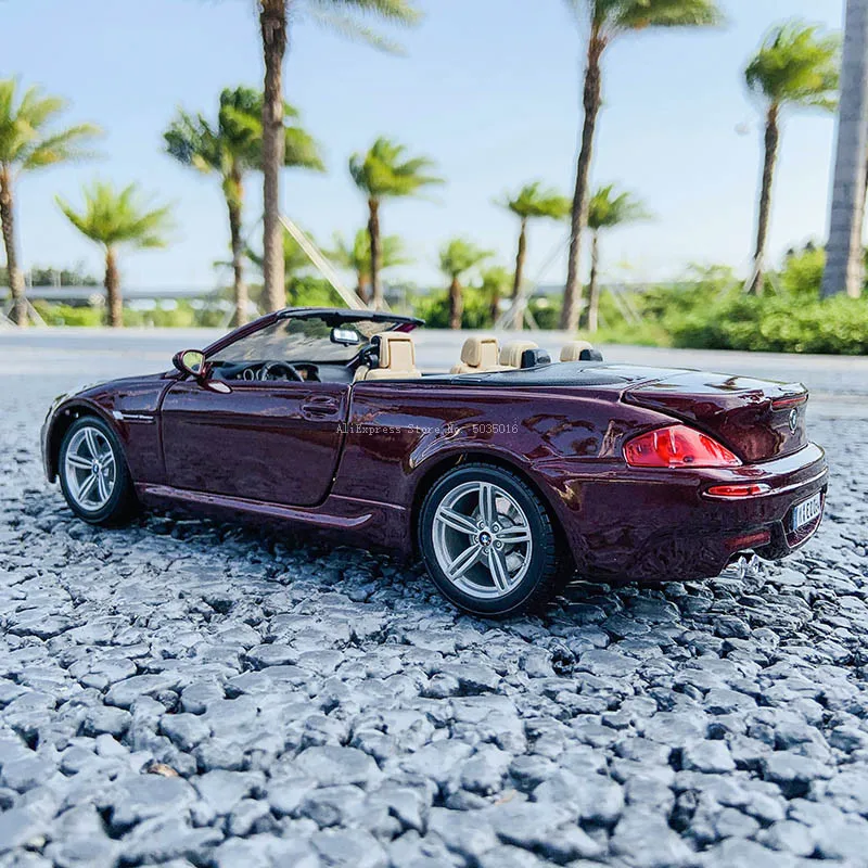 Ретро модель автомобиля Maisto 1:18 BMW M6 из сплава Классическая украшение для