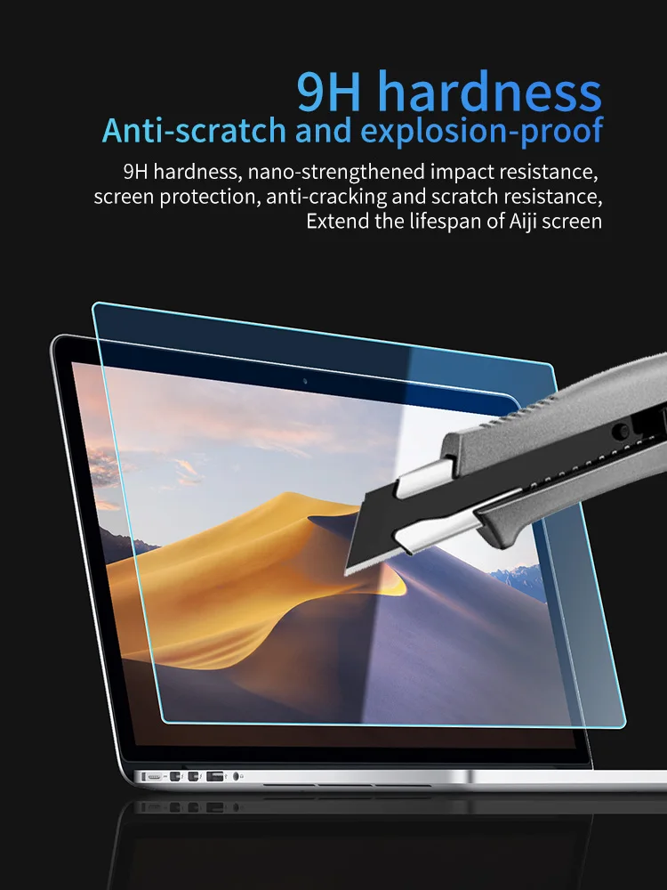 kpan anti blue laptop flexible glass film macbook pro 15 inch screen protector model a1707 a1990 with touchpad film free global shipping