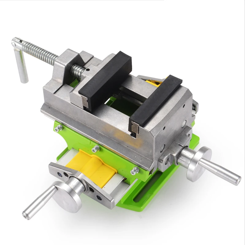 

3 inch Cross Slide Drill Press Vise 2 Way X- Y Compound Worktable Bench Vise Cross Slide Mill Drill Press milling Vise