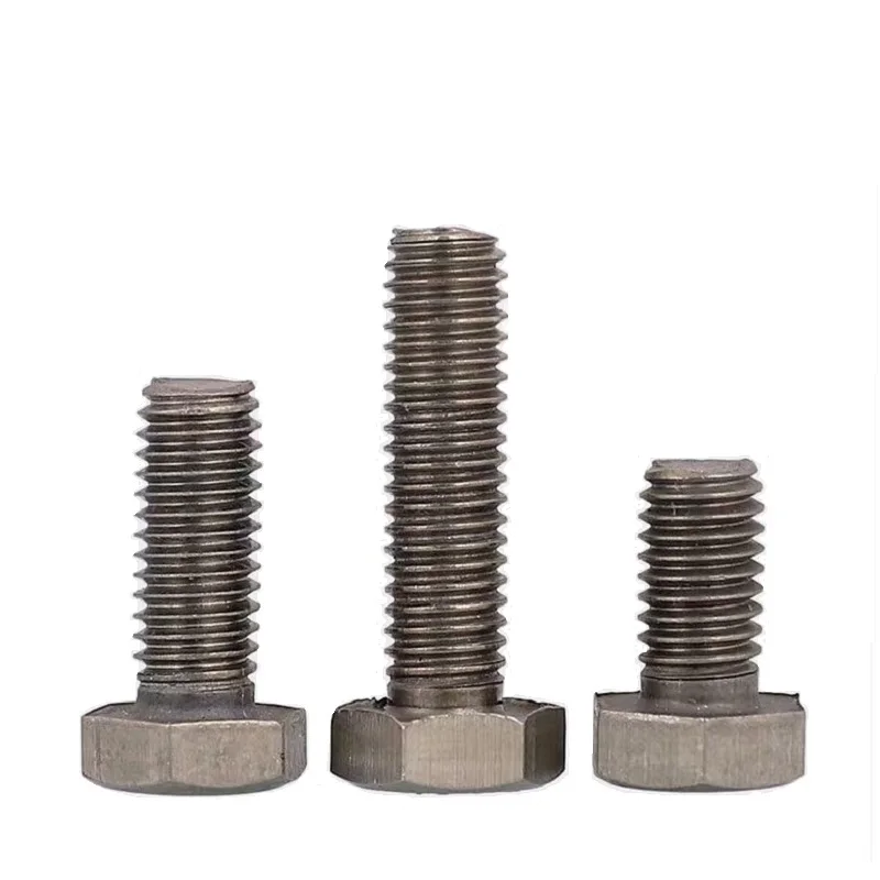 50 шт./лот DIN933 титановые шестигранные болты Ti GR2 M3/M4/M5/M6/M8/M10/M12 * L | Строительство и