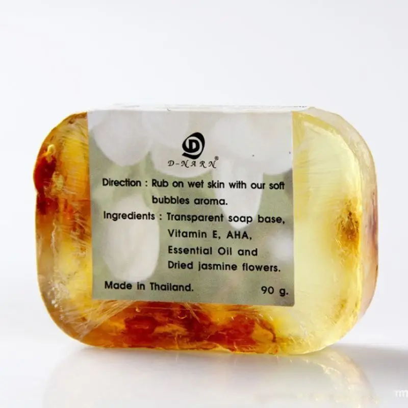 

90g Natural Jasmine Flower Essential Oil Handmade Soap Aromatherapy Fragrant Face Skin Cleansing Moisturizing Whitening Nourishi