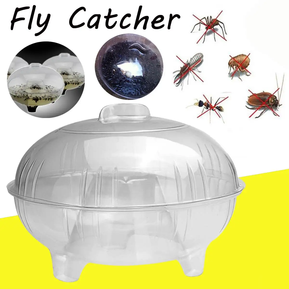 New Fly Insect Killer Catcher Trap Pest-Reject Control Mosquito 9.3" x 6.9" for Indoor/outdoor | Дом и сад