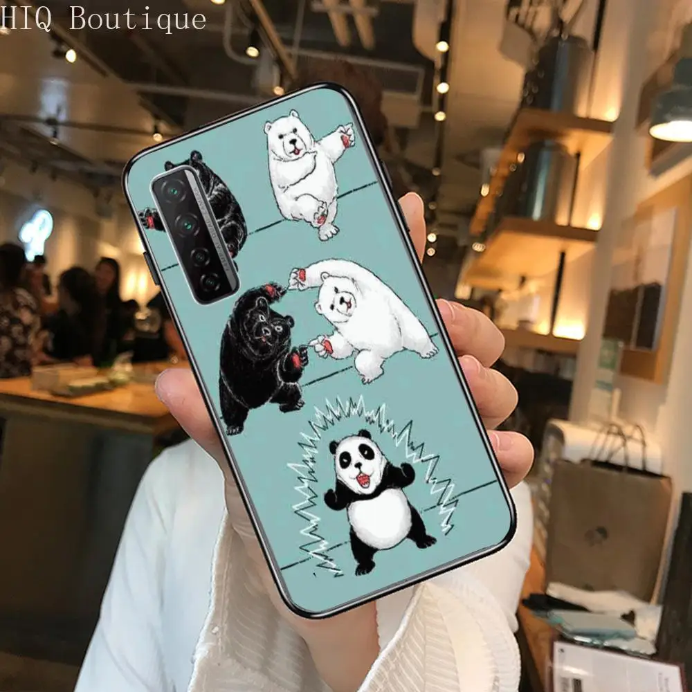 

Various styles Phone Case For Huawei mate 40 30 10 20 40 8 9 Lite Z Pro Black Etui 3D Coque Painting Hoesjes 5g black