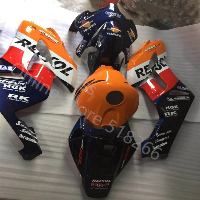 

Оранжевый красный черный синий ABS Инжекционный комплект обтекателей Подходит для HONDA CBR1000RR 2004-2005 CBR1000RR 04 05 обтекатель для мотоцикла