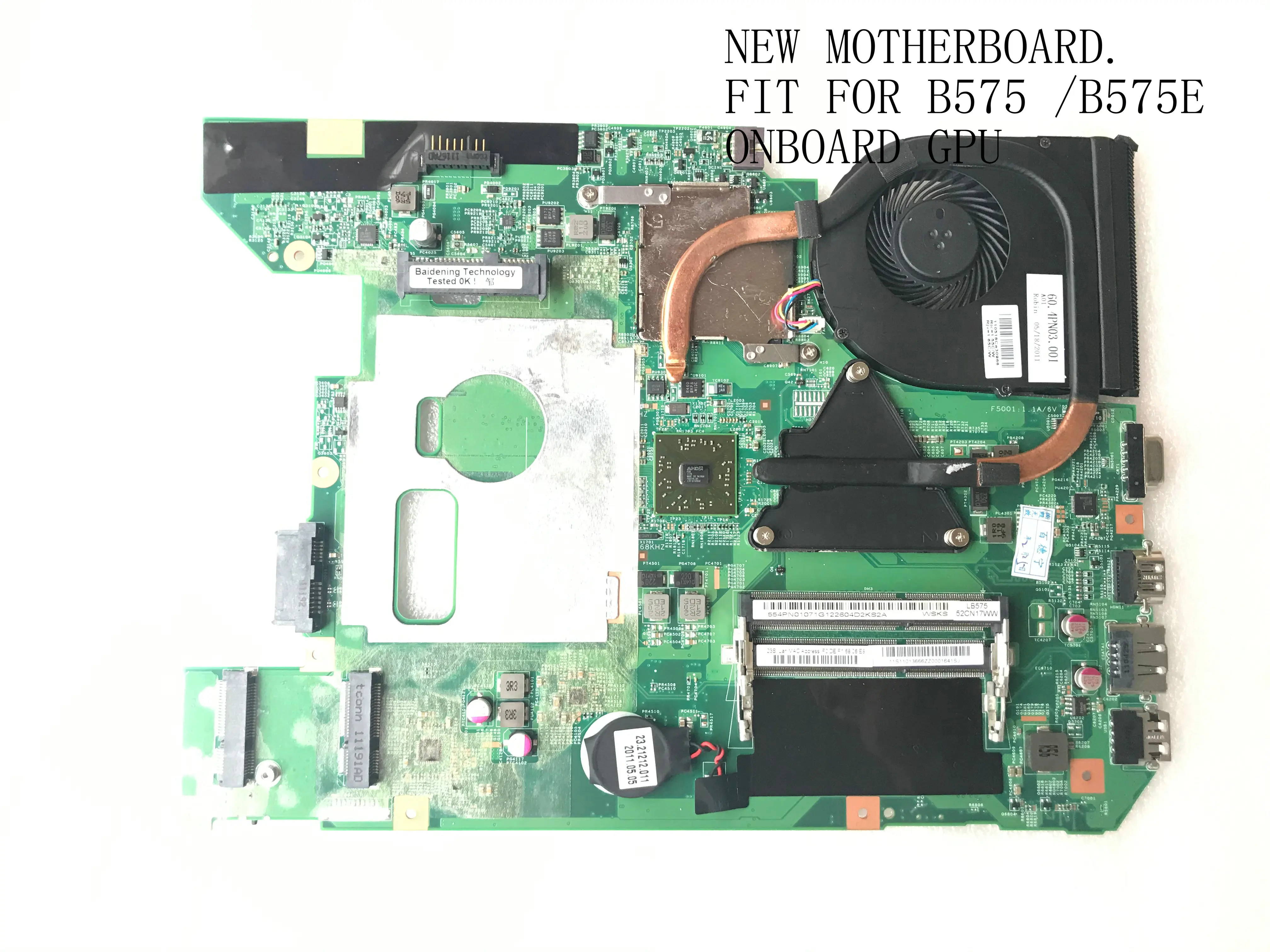 Быстрая доставка 48 4pn01. 021 для материнской платы ноутбука LENOVO B575 встроенный