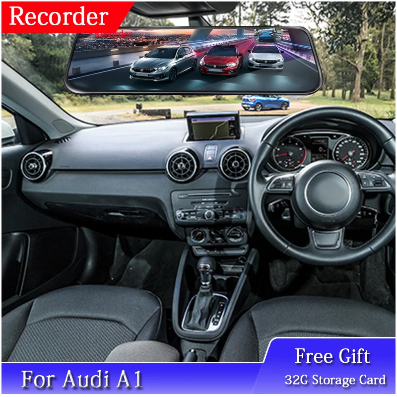 Резервная камера для Audi A1 HD 1296P зеркальная видеокамера передний и задний