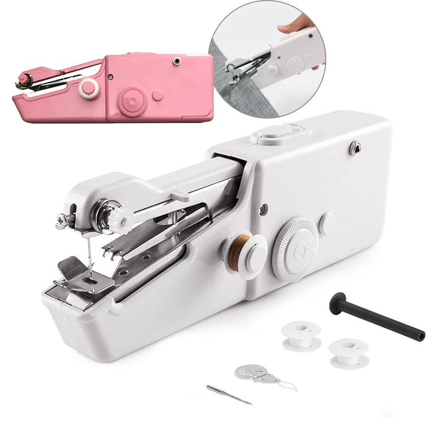 Портативная беспроводная швейная машинка быстрое устройство для шитья и