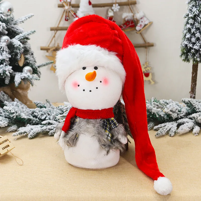 Рождественские товары Рождественская плюшевая шапка для взрослых Супер длинная