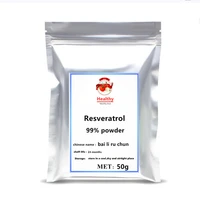 2021 hot sale 99 pure resveratrol powder supplement festival glitter body gel resveratrol extract beauty skin nmn makeup