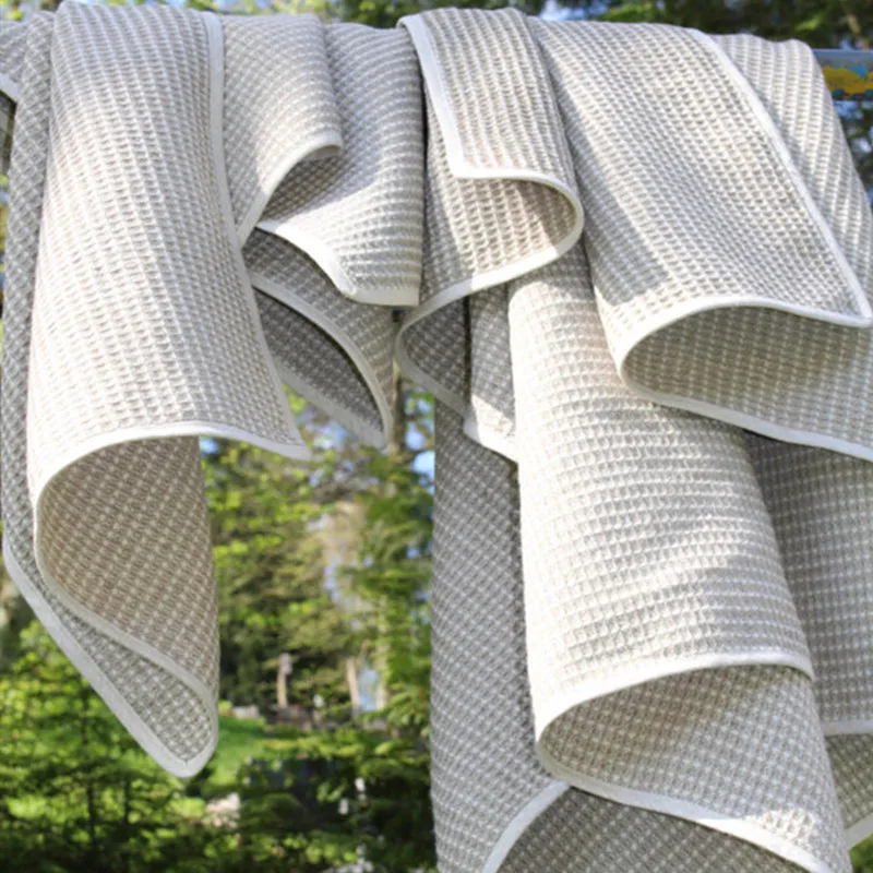 Двухслойное детское одеяло из 100% чистого льна водопоглощающее дышащее шаль