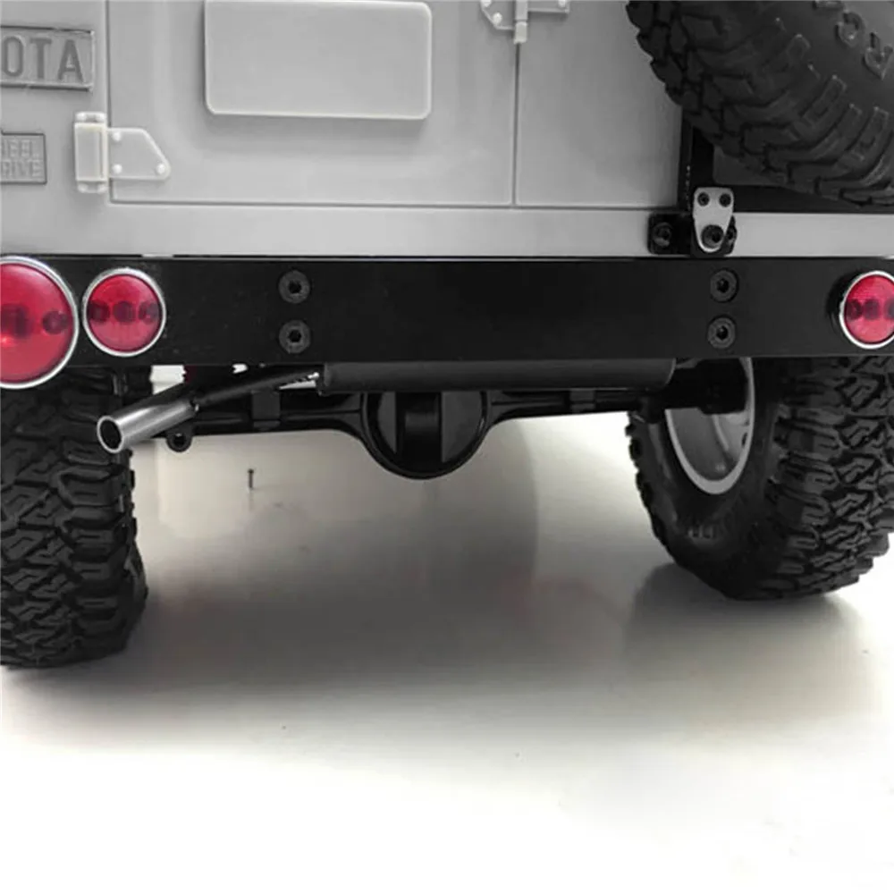 Для RC4WD 1/10 G2 Cruiser/FJ40 прочная металлическая выхлопная труба модель автомобиля