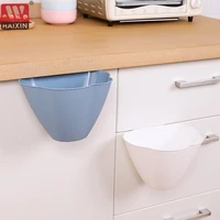 the new 2021 kitchen cabinet door hanging trash garbage bin can rubbish container household cleaning tools mini waste bins
