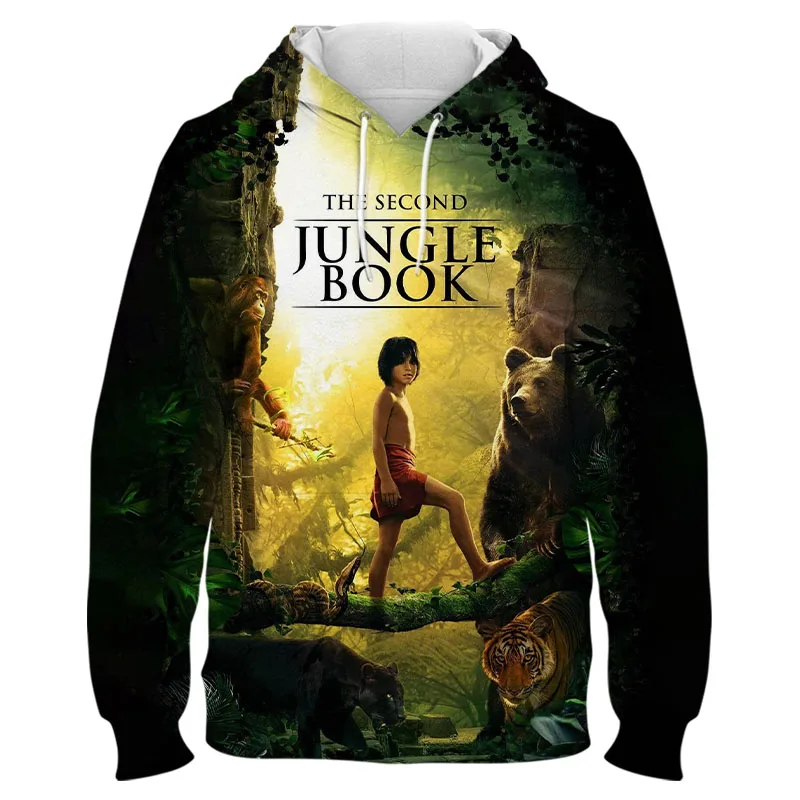 

New The Jungle Book Hoodies Men Women Children Fashion Long Sleeve 3D Print Sweatshirts Streetwear Boy Girl Cool Tops Clothes