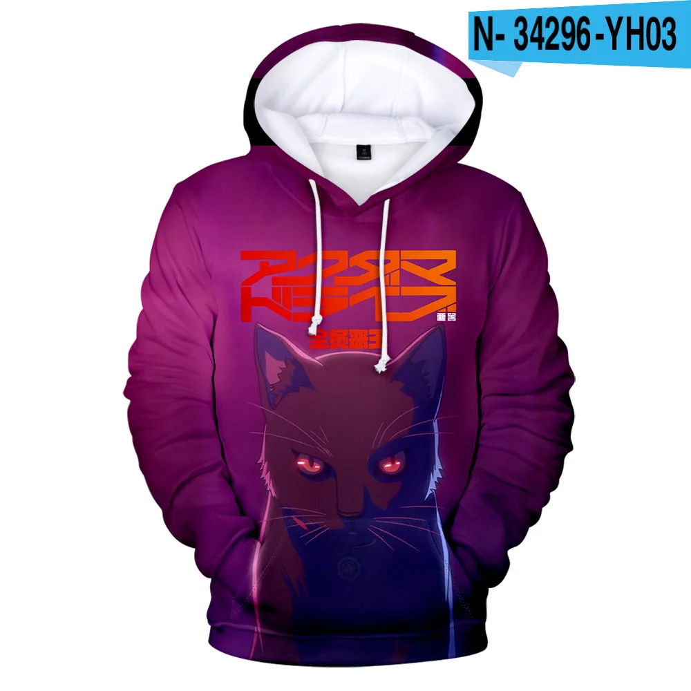 

Популярные Мультяшные худи Akudama Drive 3D, мужские свитшоты, повседневные Модные женские худи, уличный пуловер, худи в стиле хип-хоп