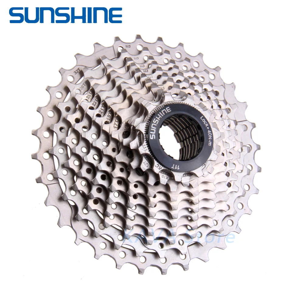 SUNSHINE дорожный велосипед свободного хода 11-25/28/32/36T для велосипедной Сталь 8/9/10/11S скоростная кассета свободного хода велосипеда для Запчасти Shimano SRAM
