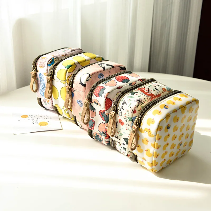 Sanitary napkins cosmetic bag storage capacity Korea cute simple Japanese sanitary zipper mini aunt m towel female | Дом и сад
