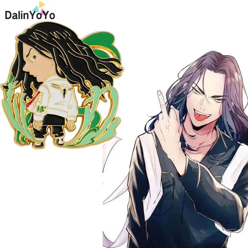 

Tokyo Revengers Brooch Venue Keisuke Character Anime Jewelry Brooch Lapel Collar Pins For Women Men Jewelry Gift